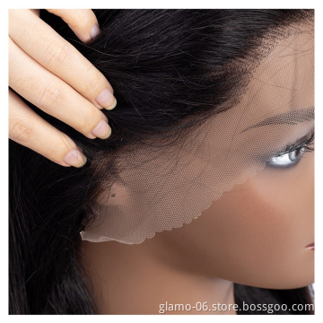 china vendors wholesale grade 7a natural human virgin hair 360 lace frontal wigs
